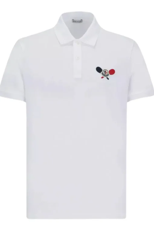 Tennis Logo Patch Polo