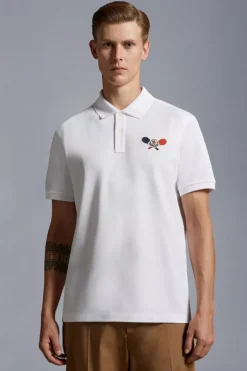 Tennis Logo Patch Polo