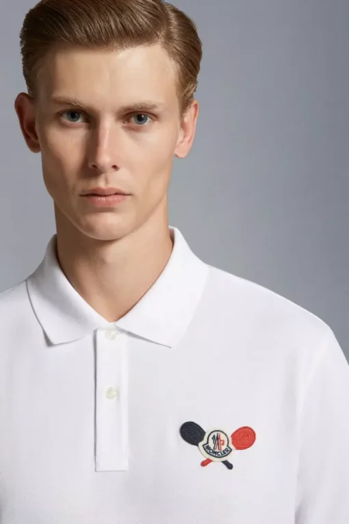 Tennis Logo Patch Polo