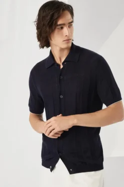 Textured Rib Shirt