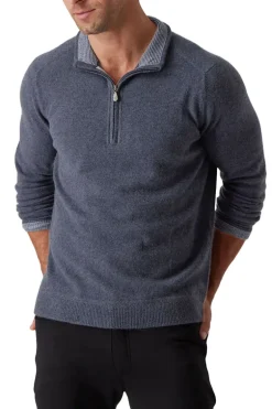 The Ryan Mock Zip Sweater