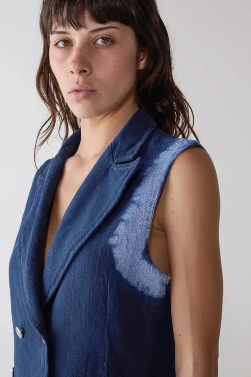 Tie Dye Gilet Blazer