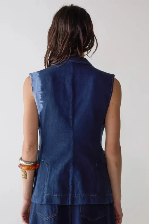 Tie Dye Gilet Blazer