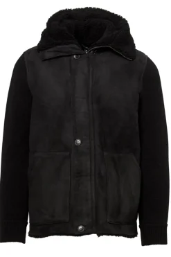 Tokyo Hooded Shearling Coat