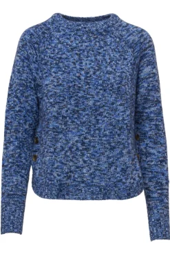 Tweed Buttoned Shirttail Crew
