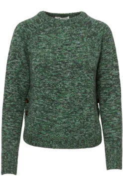 Tweed Buttoned Shirttail Crew