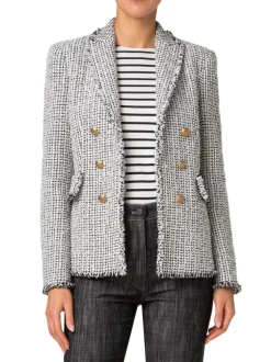 Tweed Double-Breasted Blazer