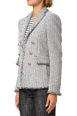 Tweed Double-Breasted Blazer
