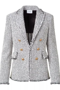 Tweed Double-Breasted Blazer