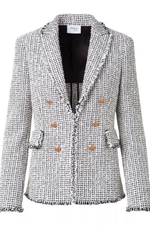 Tweed Double-Breasted Blazer