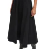 Vintage Pintucked Denim Skirt