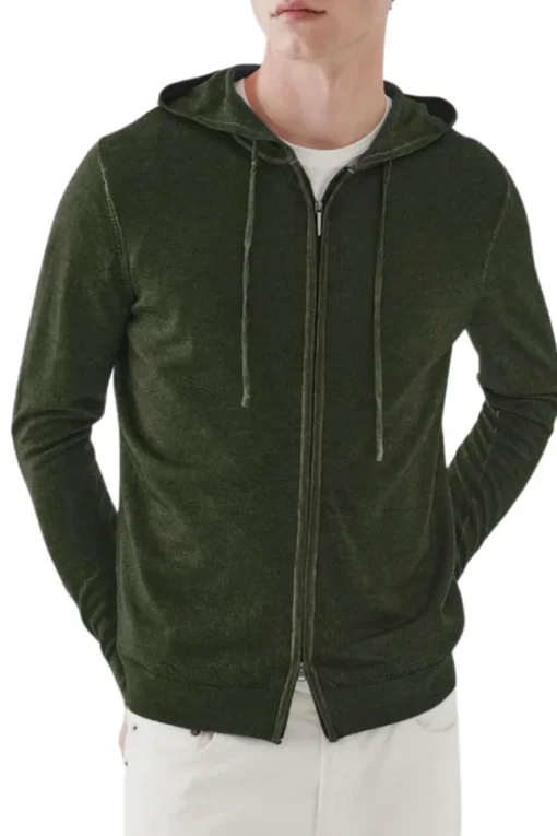 Vintage Wash Full Zip Hoodie