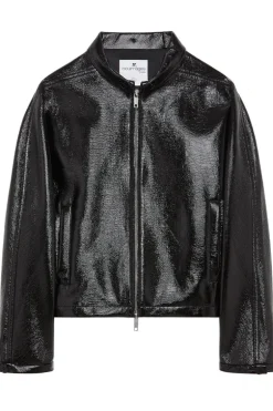 Vinyl Zipped Bomber