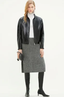 Vinyl Zipped Bomber