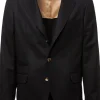 Virgin Wool Flannel Deconstructed Blazer