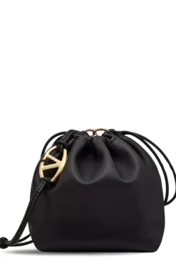 VLogo Pouf Leather Pouch