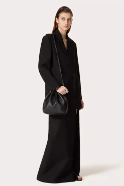 VLogo Pouf Leather Pouch