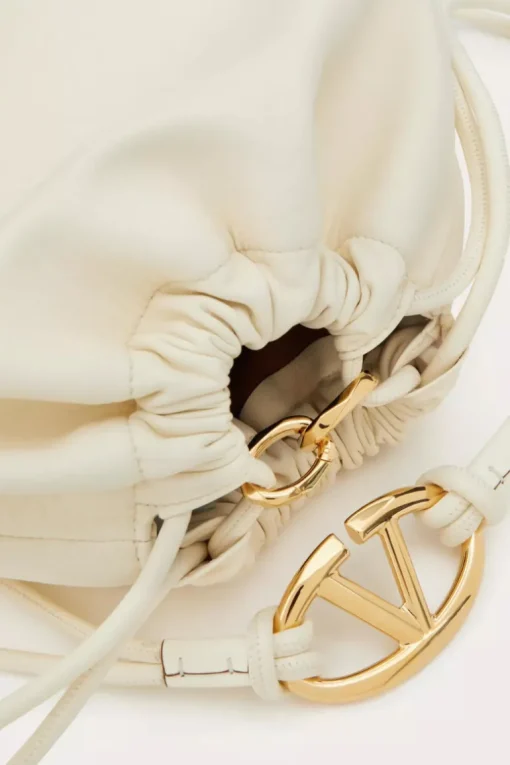 VLogo Pouf Leather Pouch