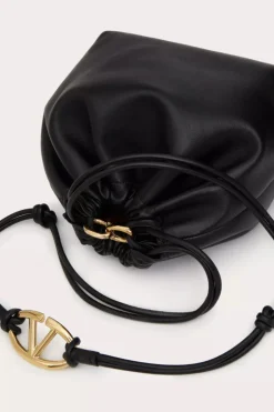 VLogo Pouf Leather Pouch