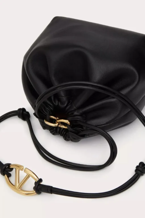 VLogo Pouf Leather Pouch