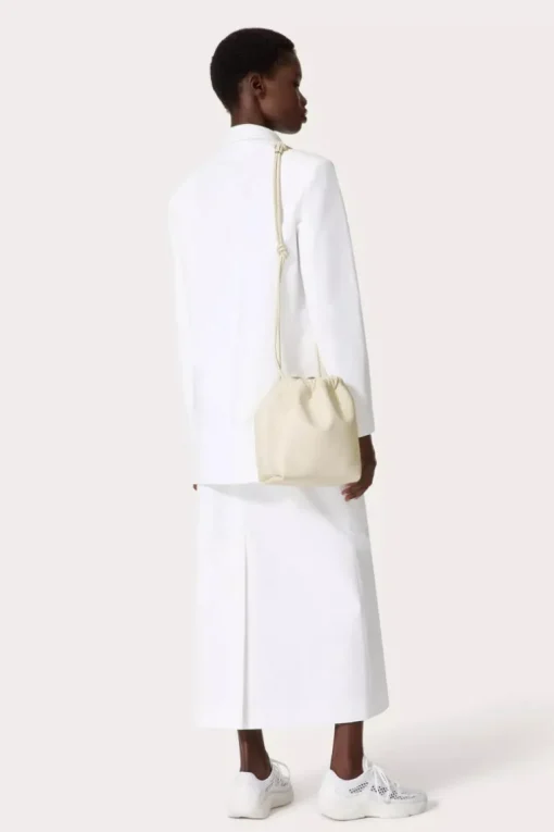VLogo Pouf Leather Pouch