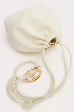 VLogo Pouf Leather Pouch