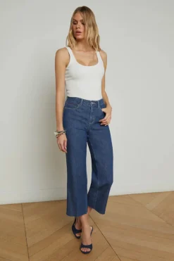 Wanda Cropped Wide-Leg Jean