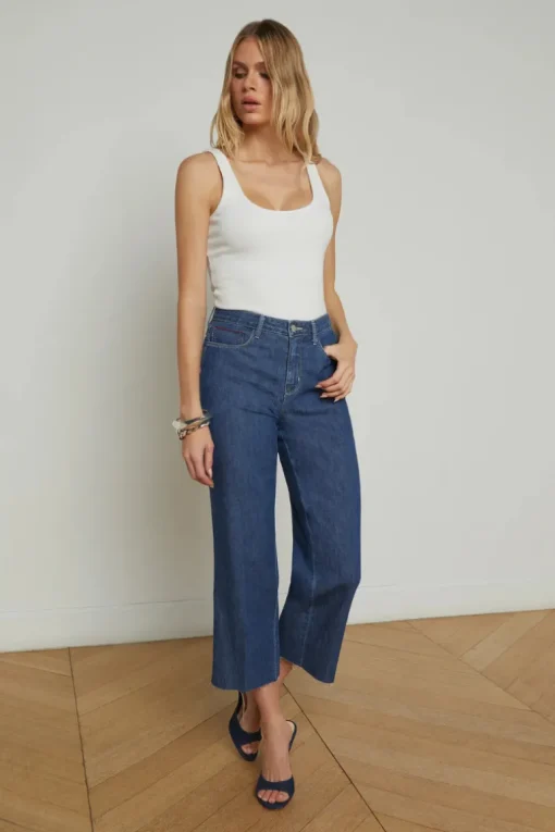 Wanda Cropped Wide-Leg Jean