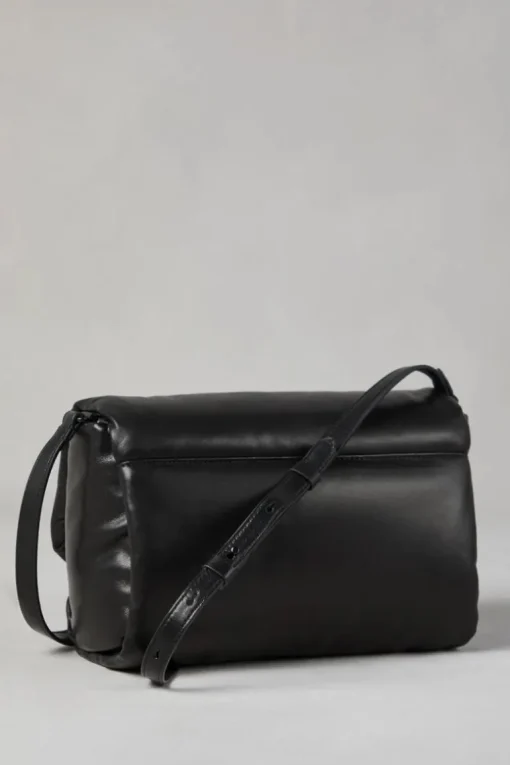 Wet Effect Nappa Handbag