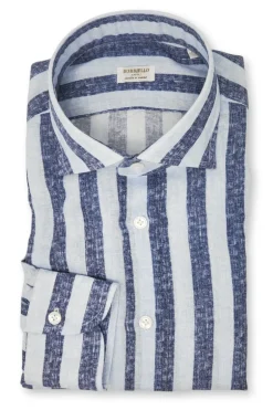 Wide Chalk Stripe Shirt