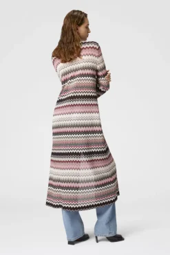 Zig Zag Long Cardigan